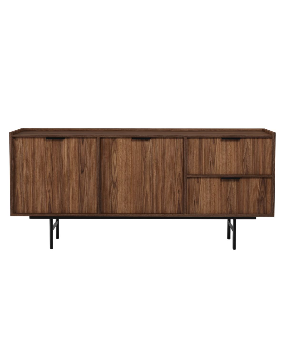 komoda edison 2d2s brown warmia walnut
